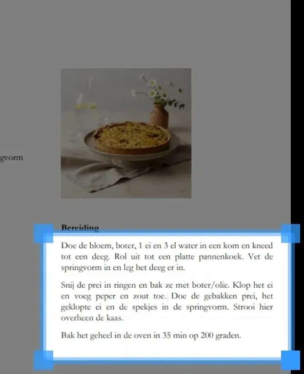 Selecteer gebied om te scannen